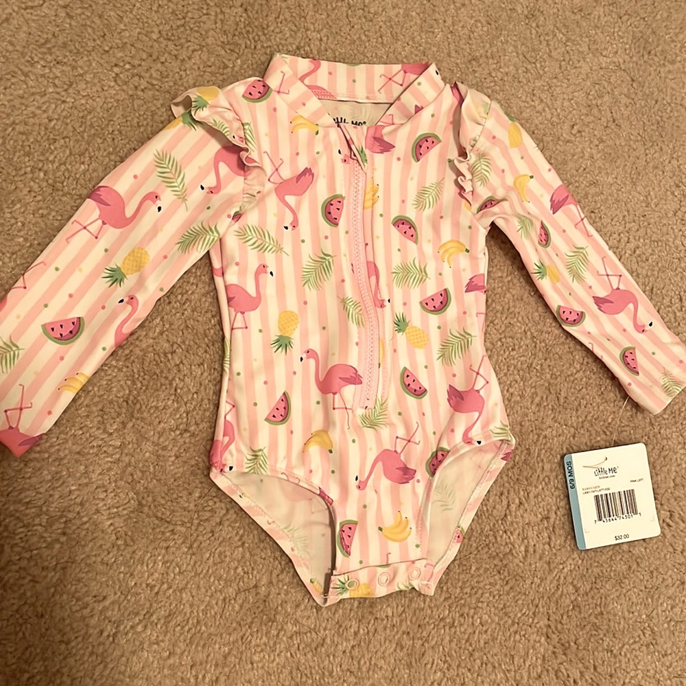 Little Me Rashguard Swim suit